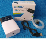 Máy sủi oxy TÍCH ĐIỆN 1 vòi SOBO SB-168 cho hồ cá