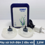 Máy sục sủi khí oxy TÍCH ĐIỆN 2 vòi SOBO SB-4000 cho hồ cá