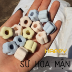 Sứ lọc viên hoa mận đủ màu cho bể cá Sứ lọc viên hoa mận đủ màu cho bể cá