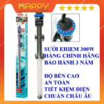 Sưởi Bể Cá Cao Cấp Ehiem 300w, Hàng chính Hãng Từ Đức, Bảo hành 3 năm Sưởi Bể Cá Cao Cấp Ehiem 300w, Hàng chính Hãng Từ Đức, Bảo hành 3 năm